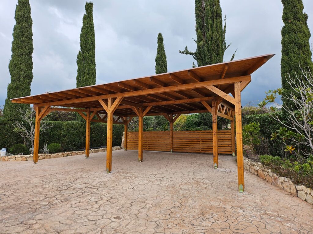 Деревянные постройки. Перголы