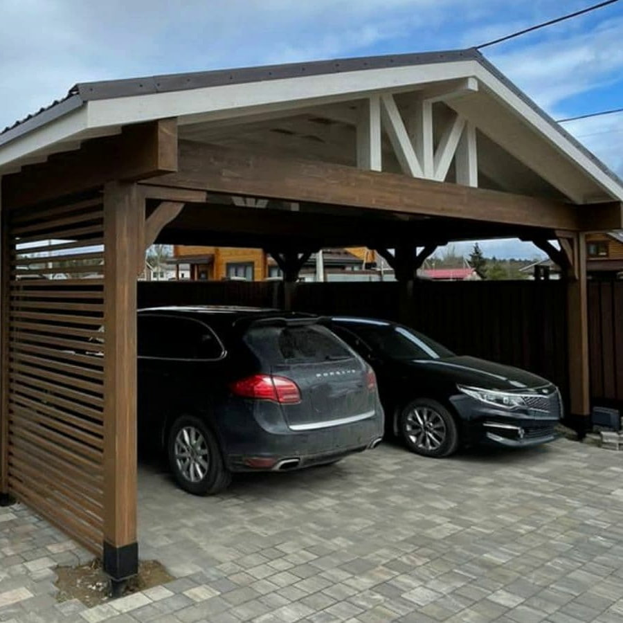 Деревянные постройки. Гаражи